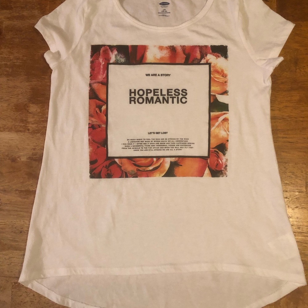 Junior Cute Flower Shirt